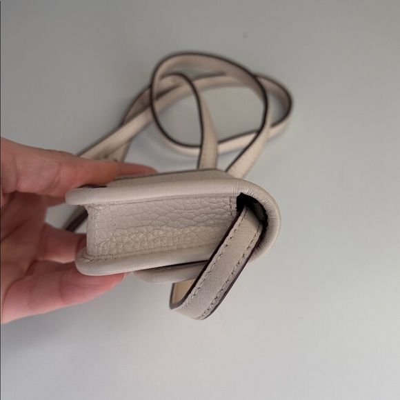 Coach Coachtopia Wavy leather wallet crossbody biege purse bag NFC AirPod case - Picture 10 of 12